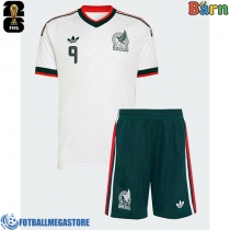 Fotballdrakt Barn Mexico Raul Jimenez #9 Bortedraktsett VM 2026 Kortermet (+ Korte bukser)